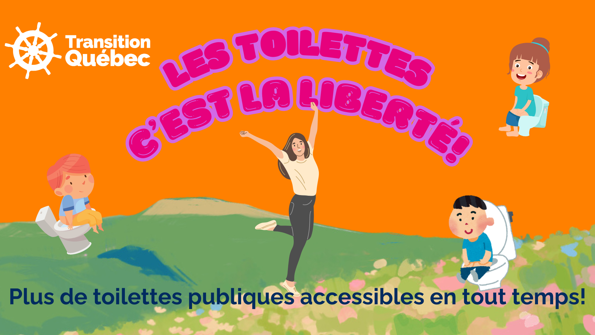 Des toilettes dans nos parcs et sur nos rues!